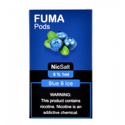 Картриджи для JUUL - FUMA Blue B Ice 6% 4шт или 1шт.
